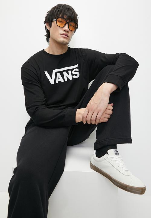 Vans - Mn vans classic long sleeve - black & white