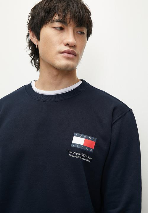 Tommy Hilfiger - TJM REG ESSENTIAL FLAG CNECK EXT - Dark Night Navy