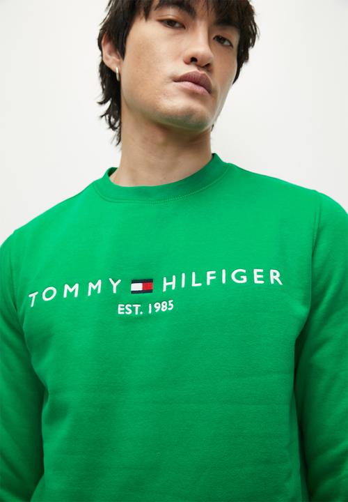 Tommy Hilfiger - TOMMY LOGO SWEATSHIRT - Olympic Green