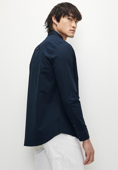 Tommy Hilfiger - TJM ENTRY SLIM POPLIN SHIRT - Dark Night Navy