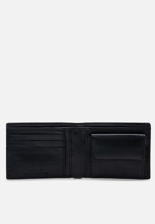 Replay - Sheep Plain Leather Wallet - Black