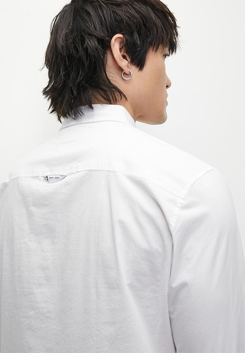 Tommy Hilfiger - TJM ENTRY SLIM POPLIN SHIRT - White