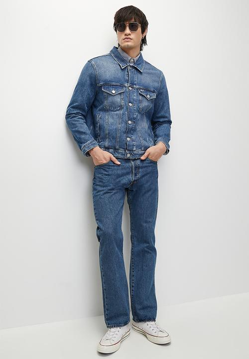 Tommy Hilfiger - RYAN RGLR TRCKT JKT CH8132 EXT - Denim Medium