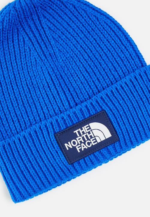 The North Face - Kids Tnf Box Logo Cuffed Beanie - Hero Blue-Estate Blue