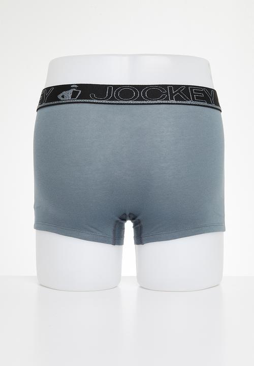 Jockey - Exclusive short trunk 3 pk - Blue/Grey Multi