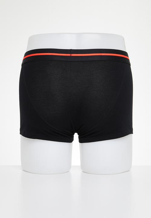 Superdry. - Trunk Triple Pack - Black & Orange