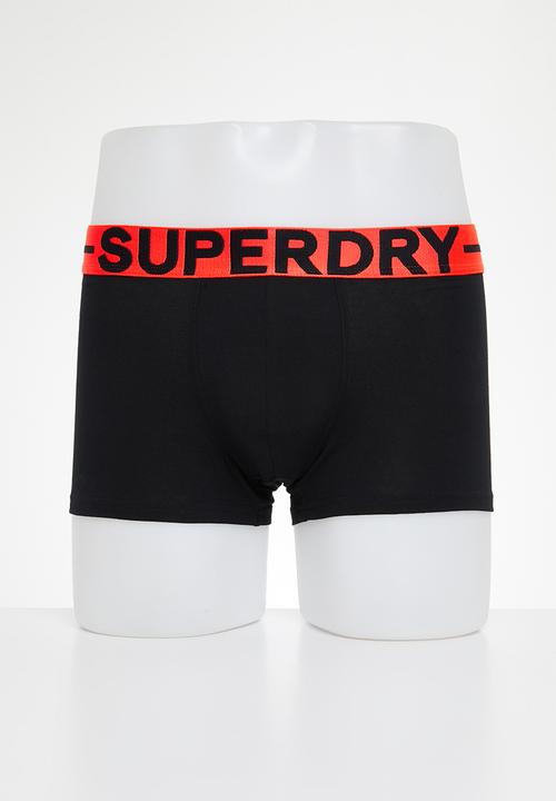 Superdry. - Trunk Triple Pack - Black & Orange