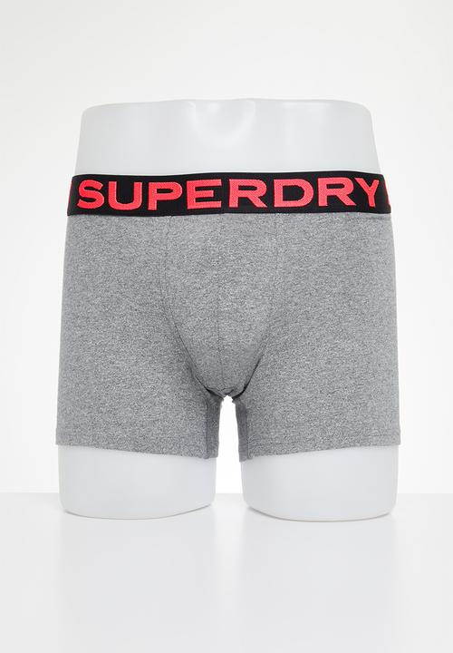 Superdry. - Boxer Triple Pack - Noos Grey Marl