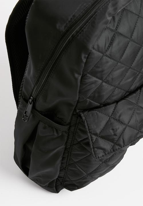 Pop Candy - G & S quilted backpack - black