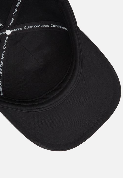 Calvin Klein - Mono logo print cap - black