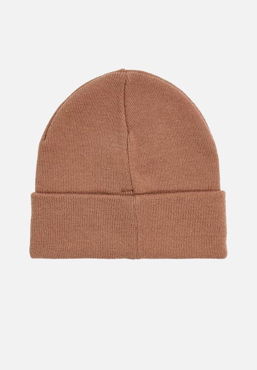 Calvin Klein - Monogram embro beanie - cognac/tonal dark