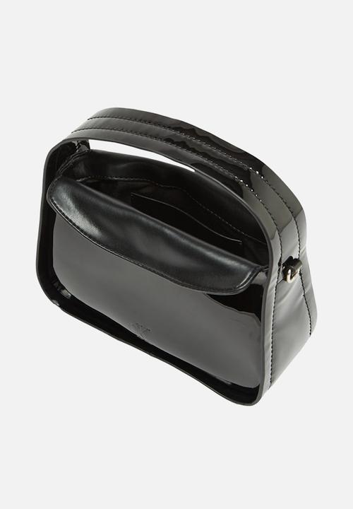 Calvin Klein - Block mini flap20 patent - black