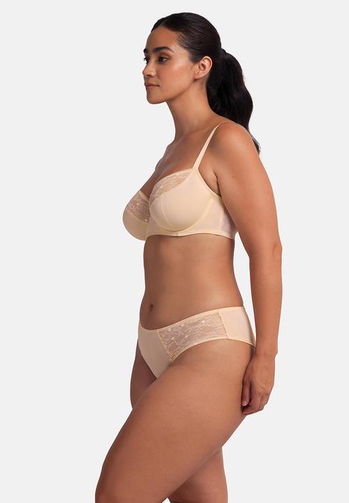 DORINA - Plus Alma 2pack cheeky hipster - black/beige