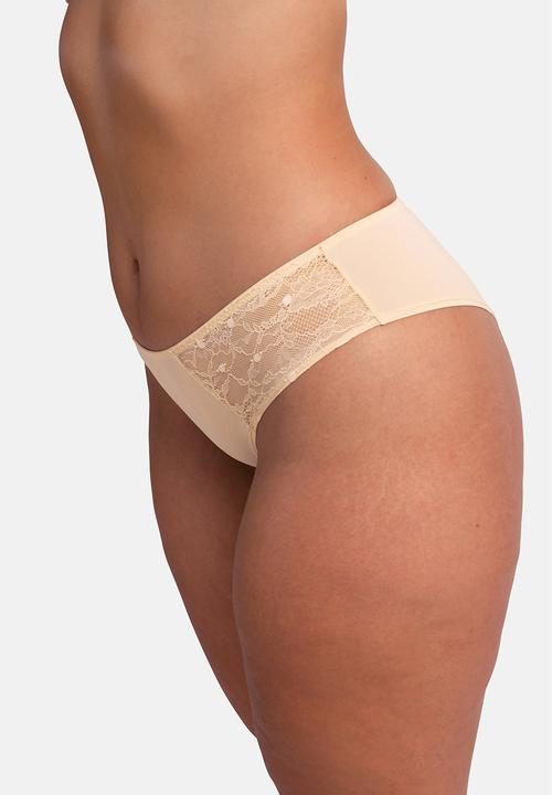 DORINA - Plus Alma 2pack cheeky hipster - black/beige
