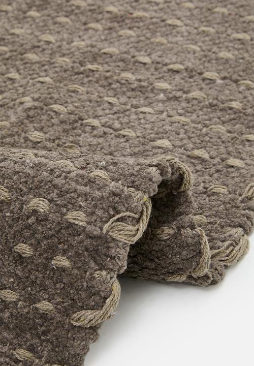 Sixth Floor - Cotton Chenille Bath Mat - Grey