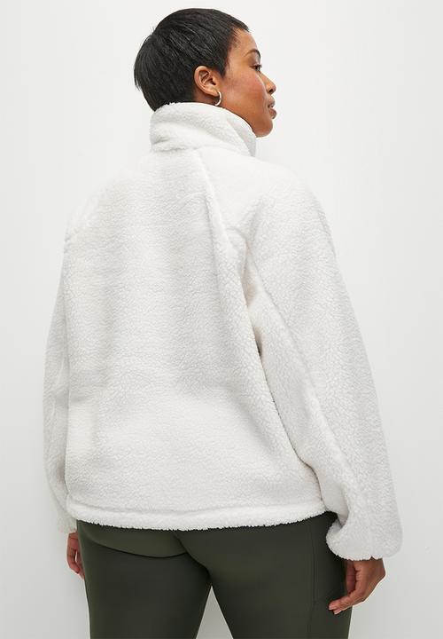 Cotton On - Plus Trail Sherpa Zip Thru - Coconut Milk