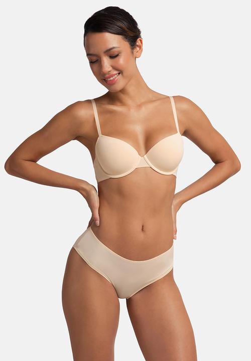 DORINA - Lorena Light padded demi - red/beige