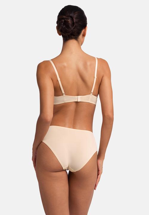 DORINA - Lorena Light padded demi - red/beige