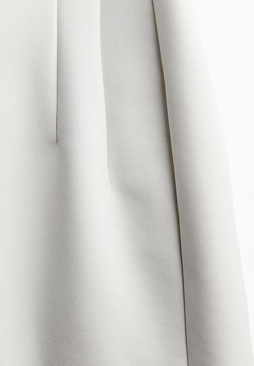 H&M - Bandeau mini dress - white