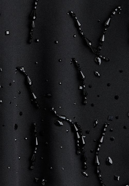 H&M - Embellished bandeau top - black