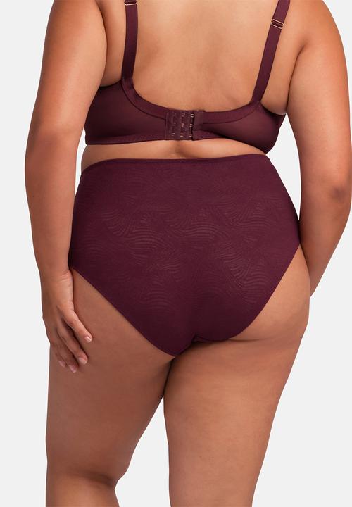 DORINA - Plus Ximena highwaisted brief - red