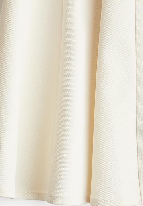 H&M - Flared-skirt dress - cream