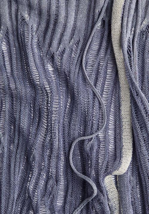 H&M - H&M Studio: Knitted wrap skirt - dusty blue