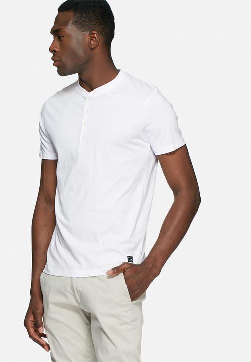Selected Homme - Niklas split neck tee