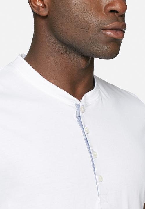 Selected Homme - Niklas split neck tee