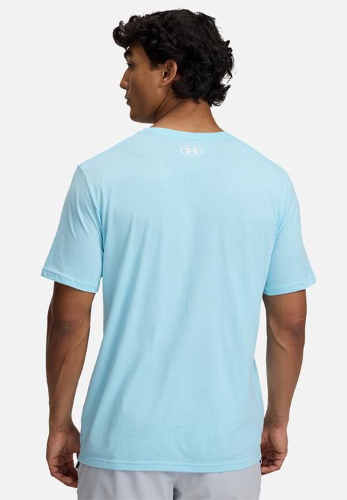 Under Armour - UA TEAM ISSUE WORDMARK SS - Stream/White