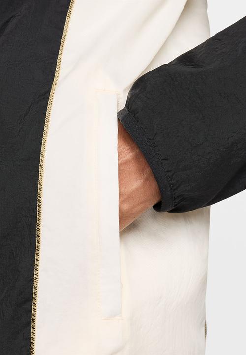 Nike -  Strike+ Water-Repellent Hooded Football Jacket- Black/Pale Ivory/Gold