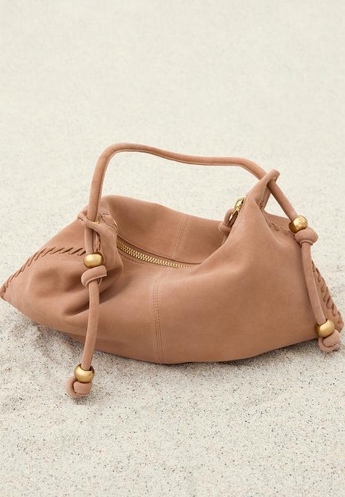 H&M - H&M Studio: Suede shoulder bag - dusty pink