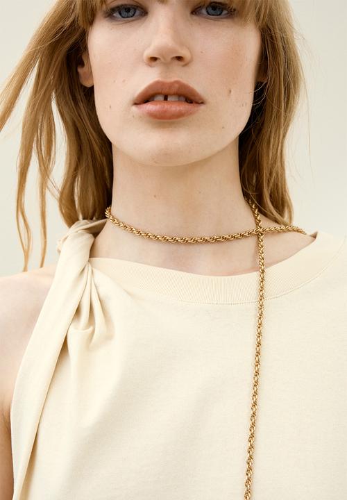 H&M - H&M Studio: Rope-chain necklace - gold-coloured
