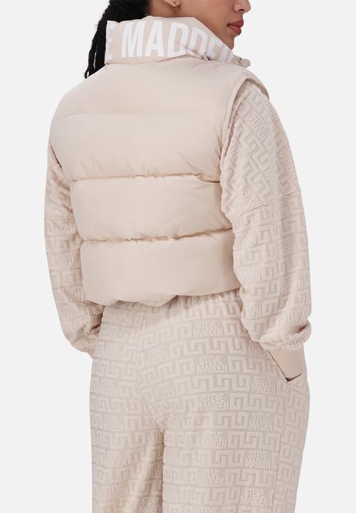 Steve Madden - Asia gilet puffer - stone