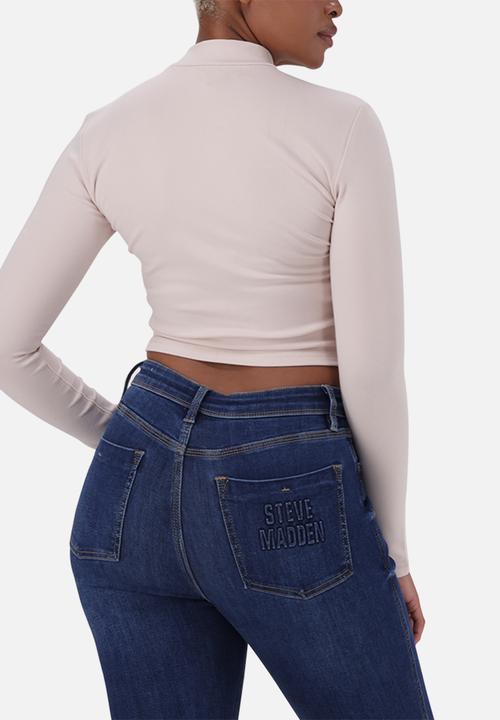 Steve Madden - Addilyn turtle neck top - stone