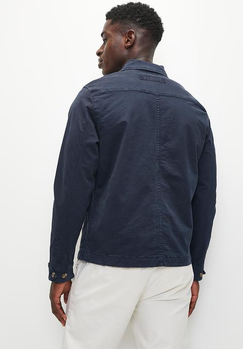 POLO - Mens Essential Cotton Harrington Jacket - Navy