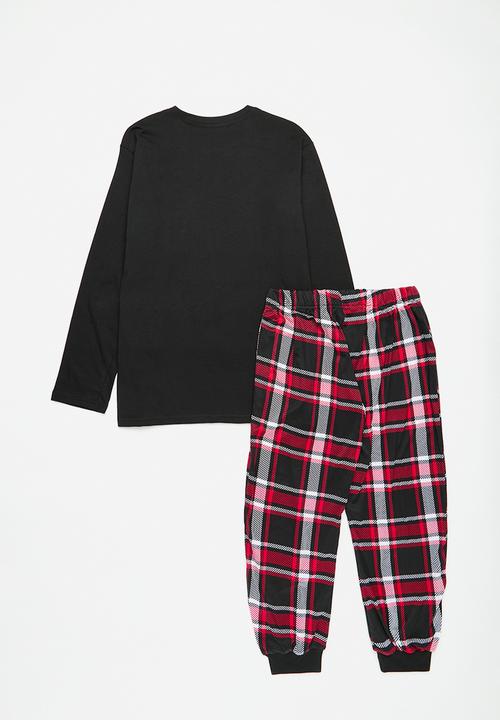 Pop Candy - Pj set - black & check