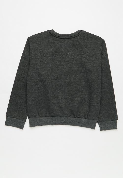 Pop Candy - 2 Pack sweatshirt - maroon & charcoal mélange