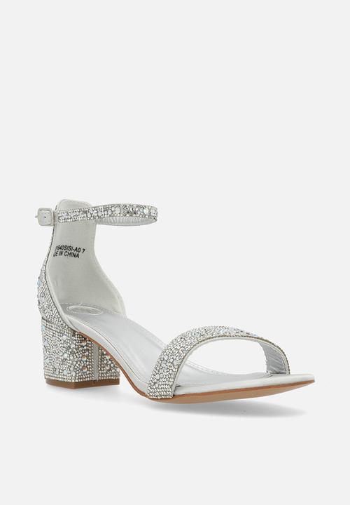 Footwork - Wanda Closed Back Ankle Strap - Silver