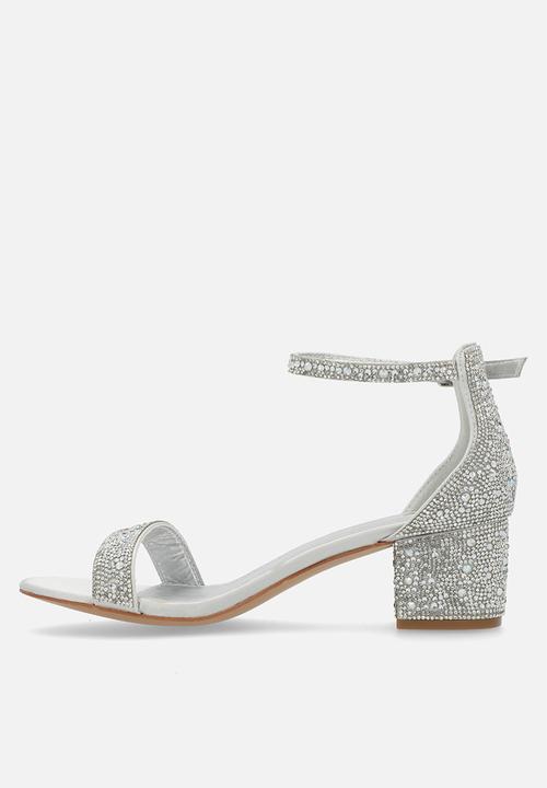 Footwork - Wanda Closed Back Ankle Strap - Silver