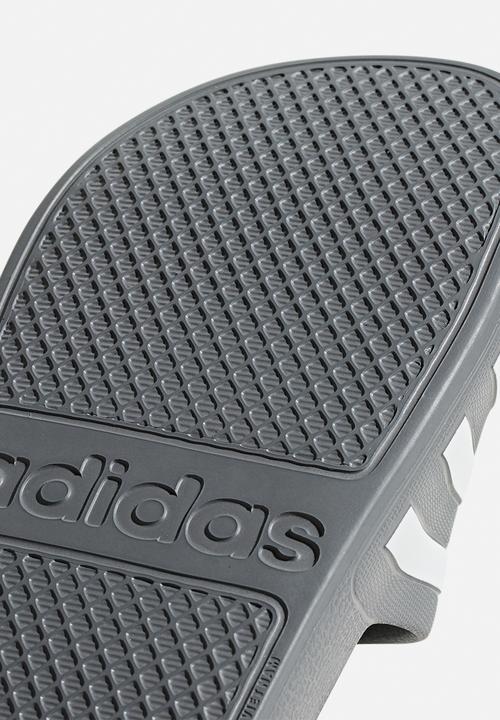 adidas Originals - Adilette Aqua - Grey Three/Cloud White