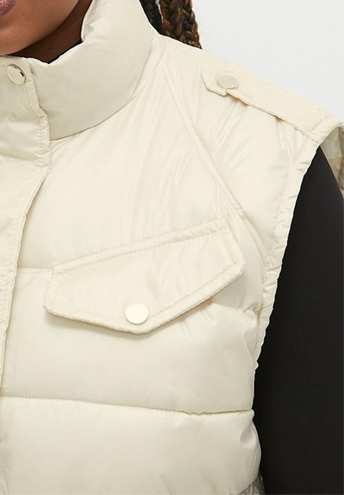 dailyfriday - Ted sleeveless puffer - ecru2