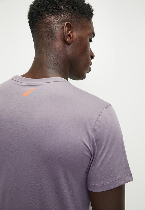 ASICS - Chest Logo Ss Tee - Lavender Grey /