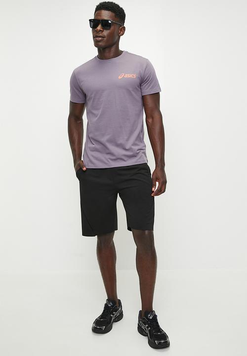 ASICS - Chest Logo Ss Tee - Lavender Grey /