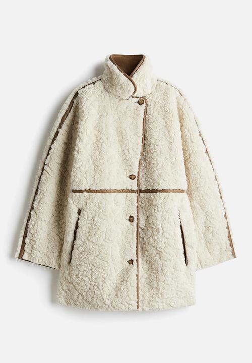 H&M - Fluffy coat - beige