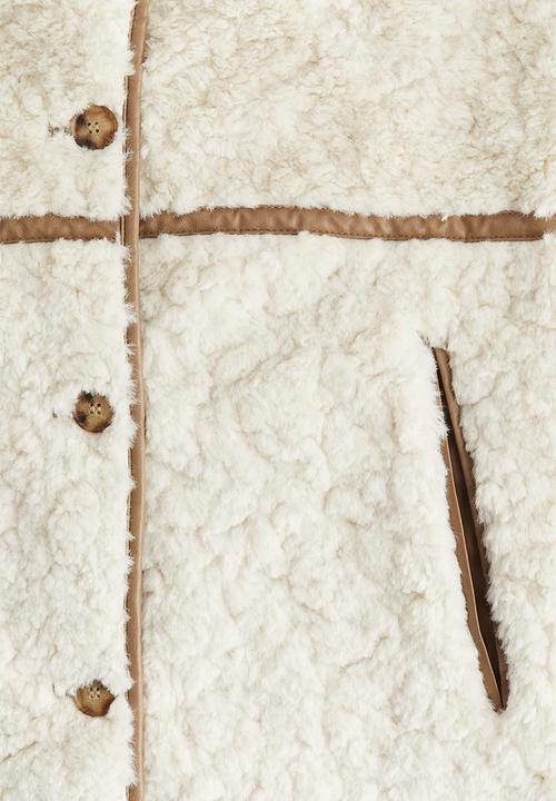 H&M - Fluffy coat - beige