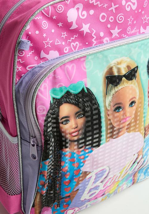 Pop Candy - Barbie large backpack with pencil bag - pink