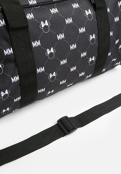 Pop Candy - Minnie mouse duffle bag - black & white