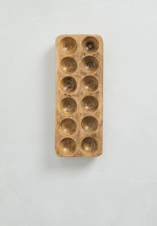 Sixth Floor - Wooden 12 egg tray - Natural