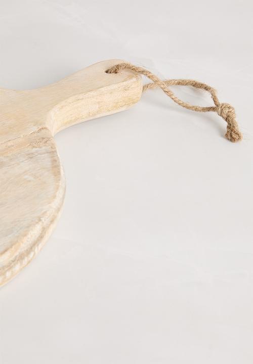 Sixth Floor - Whitewashed wooden platter - Natural